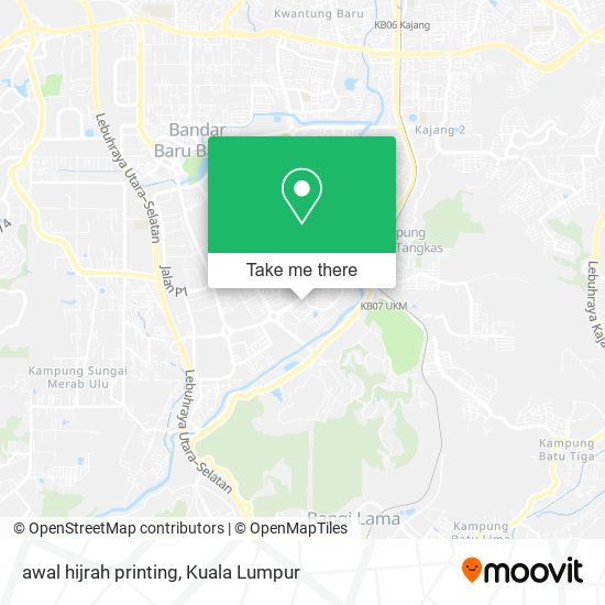 awal hijrah printing map