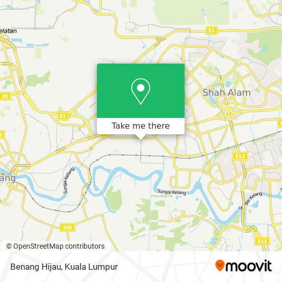 Benang Hijau map