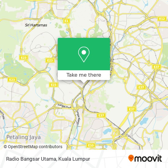 Radio Bangsar Utama map