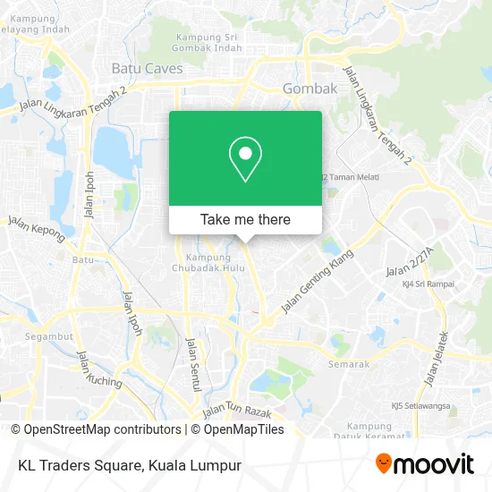 KL Traders Square map