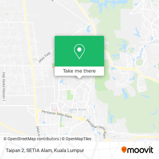 Peta Taipan 2, SETIA Alam