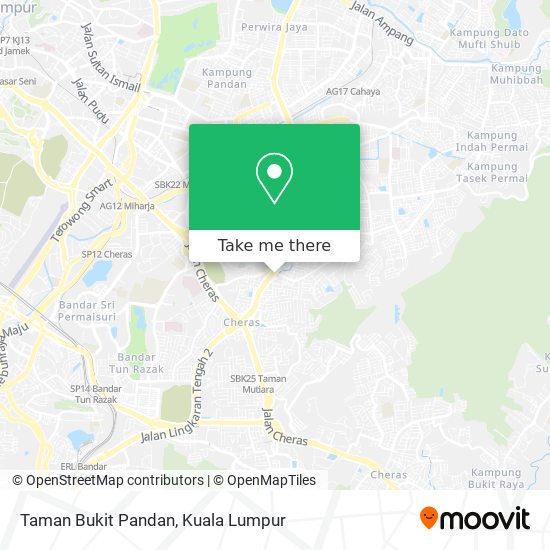 Taman Bukit Pandan map