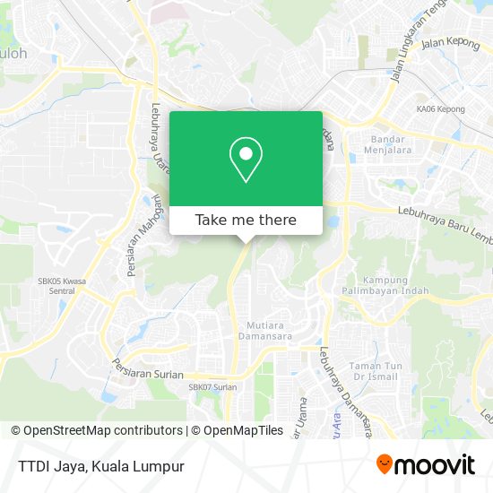 Peta TTDI Jaya
