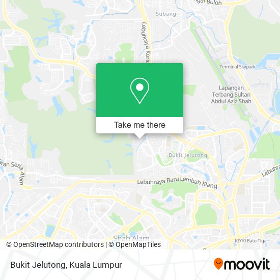 Peta Bukit Jelutong