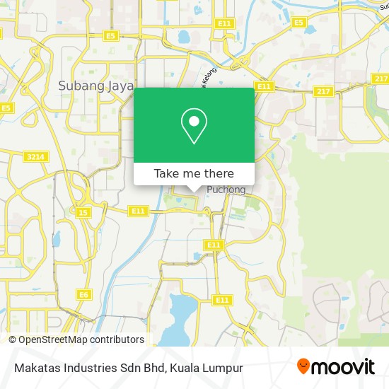 Makatas Industries Sdn Bhd map
