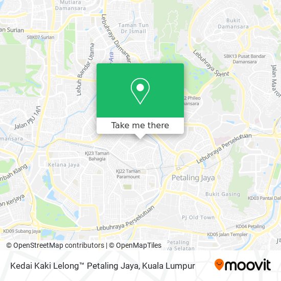 Kedai Kaki Lelong™ Petaling Jaya map