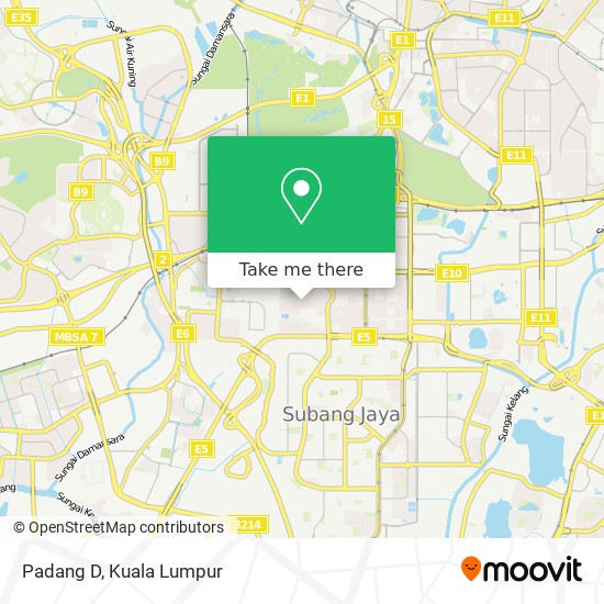 Padang D map