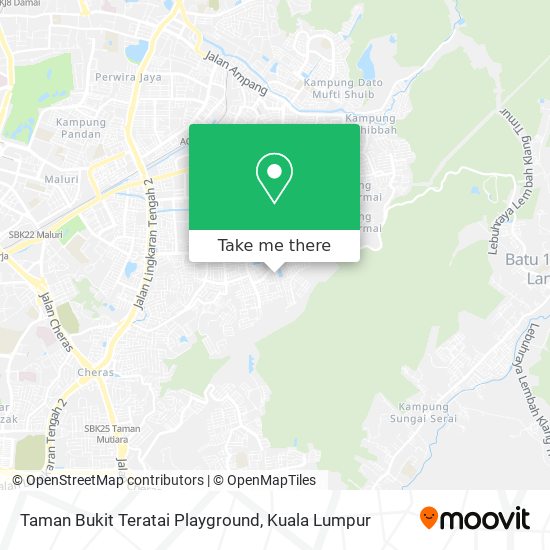Peta Taman Bukit Teratai Playground