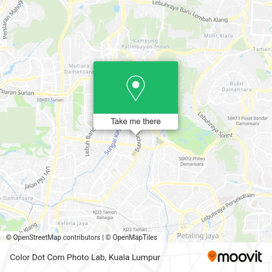Color Dot Com Photo Lab map