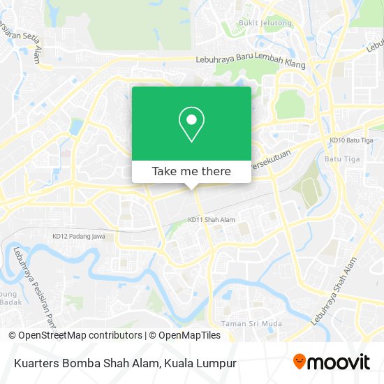 Peta Kuarters Bomba Shah Alam