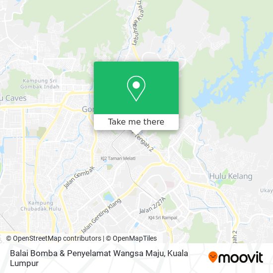 Balai Bomba & Penyelamat Wangsa Maju map