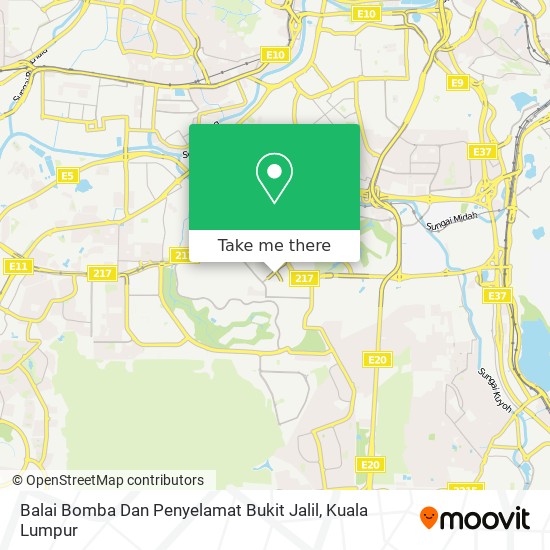 Balai Bomba Dan Penyelamat Bukit Jalil map