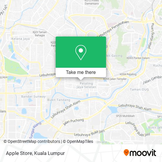 Apple Store map