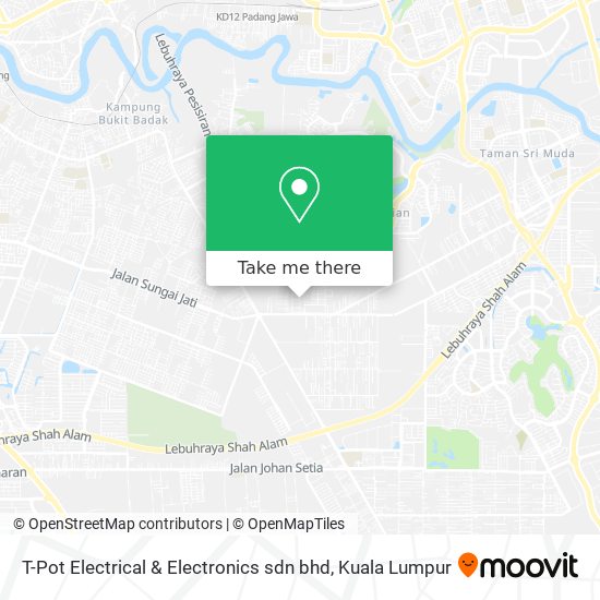 T-Pot Electrical & Electronics sdn bhd map