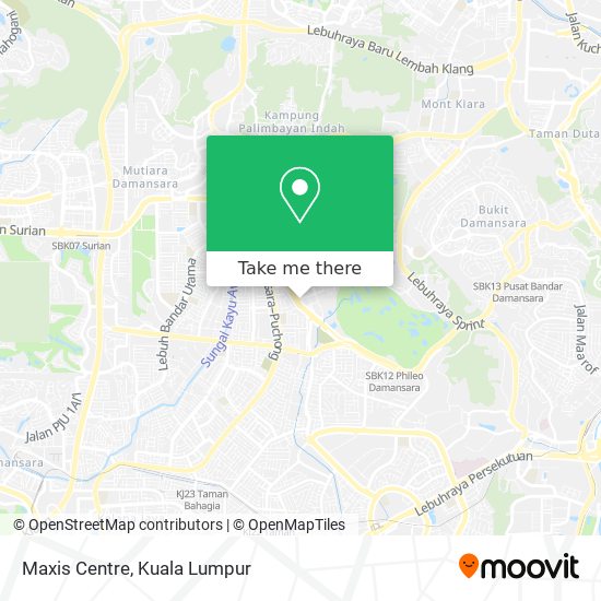 Maxis Centre map