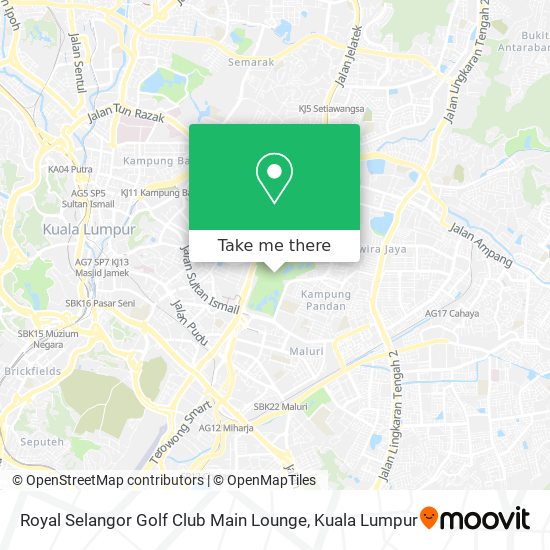 Royal Selangor Golf Club Main Lounge map