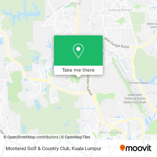 Monterez Golf & Country Club map