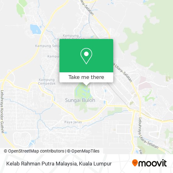 Kelab Rahman Putra Malaysia map