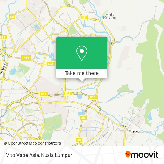 Vito Vape Asia map