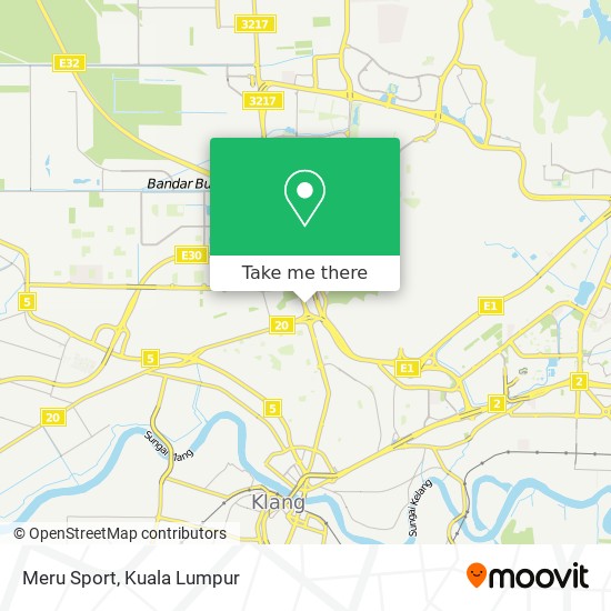 Meru Sport map