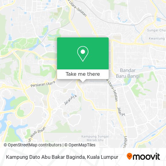 Kampung Dato Abu Bakar Baginda map