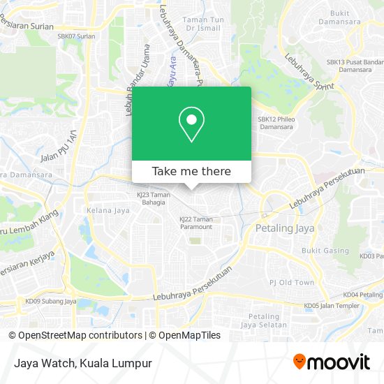 Jaya Watch map