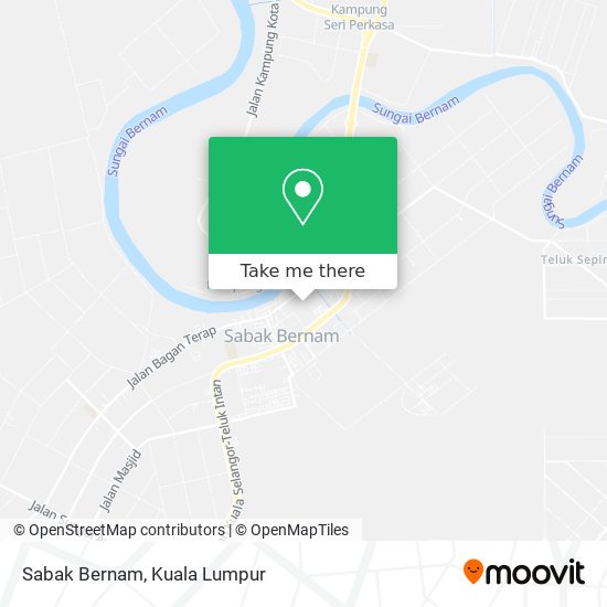 Sabak Bernam map