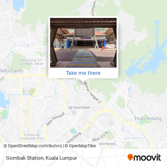 Gombak Station map
