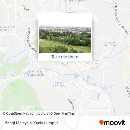 Peta Bangi Malaysia