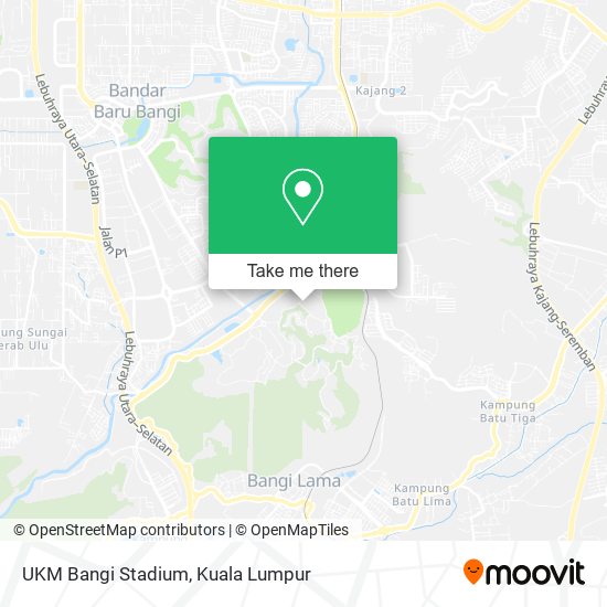 Peta UKM Bangi Stadium