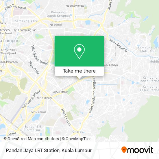 Peta Pandan Jaya LRT Station