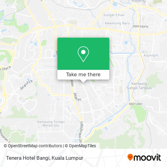 Tenera Hotel Bangi map