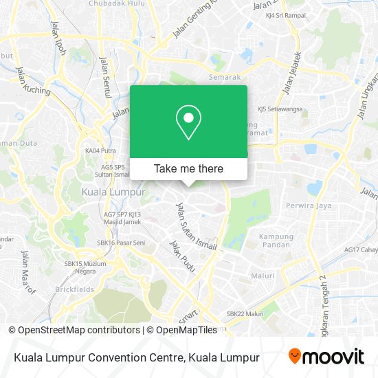 Peta Kuala Lumpur Convention Centre