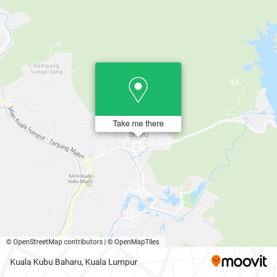 Peta Kuala Kubu Baharu