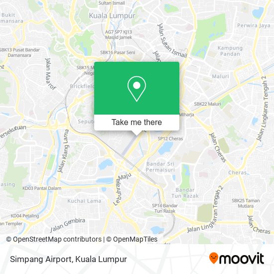 Peta Simpang Airport