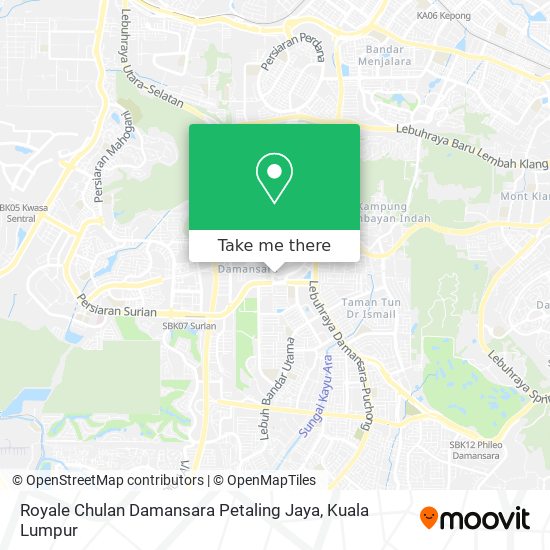 Peta Royale Chulan Damansara Petaling Jaya