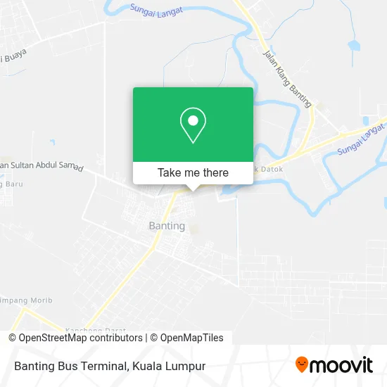 Banting Bus Terminal map