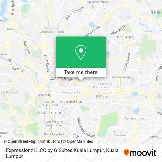 Expressionz KLCC by G Suites Kuala Lumpur map