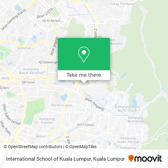 International School of Kuala Lumpur map