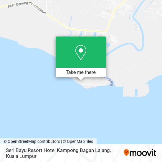 Seri Bayu Resort Hotel Kampong Bagan Lalang map