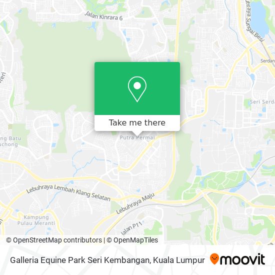 Peta Galleria Equine Park Seri Kembangan