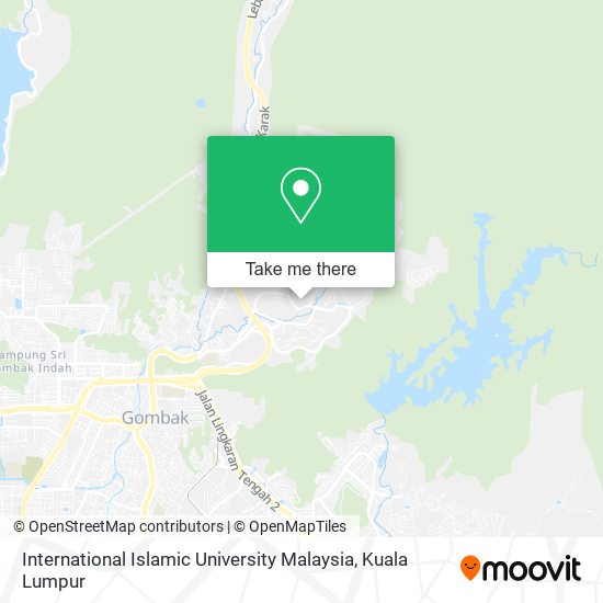 International Islamic University Malaysia map