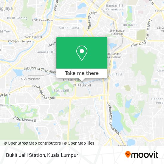 Peta Bukit Jalil Station