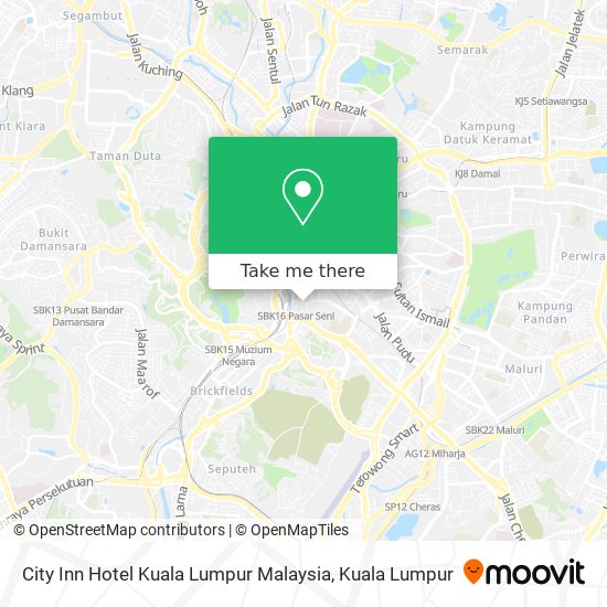 Peta City Inn Hotel Kuala Lumpur Malaysia