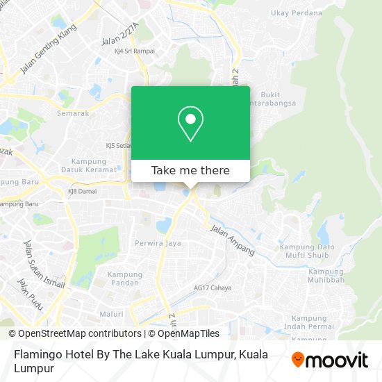 Flamingo Hotel By The Lake Kuala Lumpur map