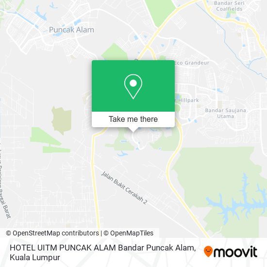HOTEL UITM PUNCAK ALAM Bandar Puncak Alam map