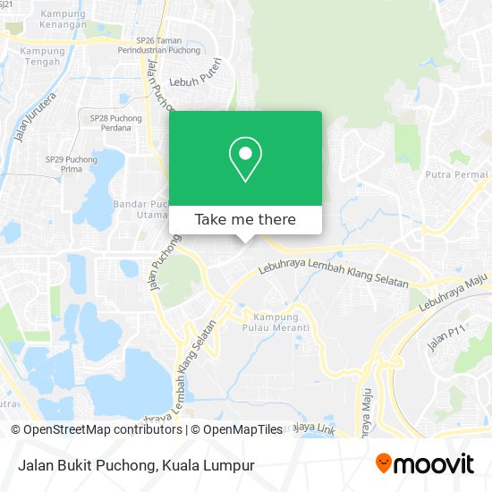 Peta Jalan Bukit Puchong