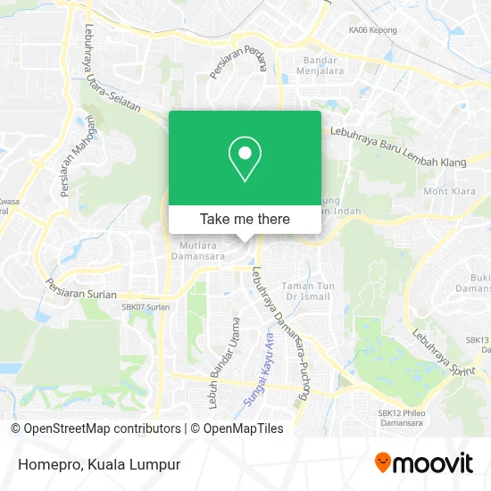 Homepro map