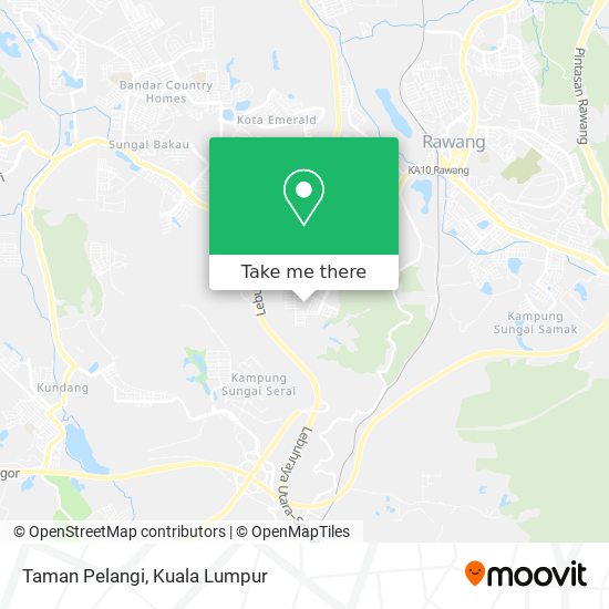 Taman Pelangi map