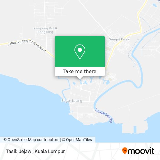 Tasik Jejawi map